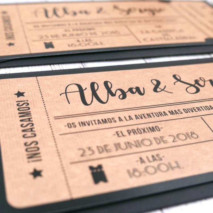 Invitación Entrada de Cine