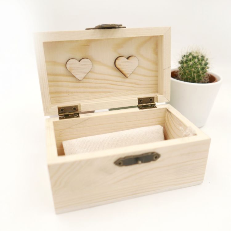 Pack de 2 cajitas para alianzas y arras