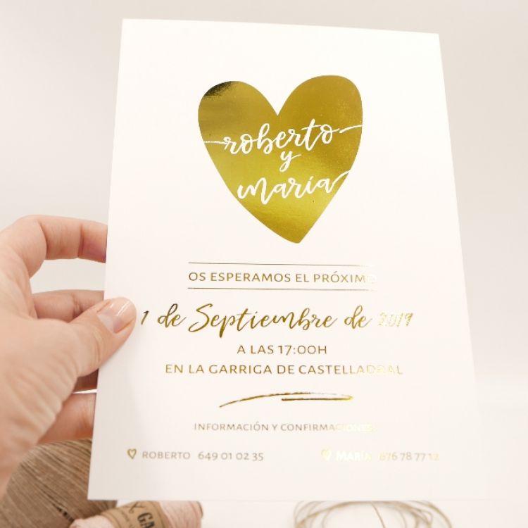 Invitación Romeo y Julieta
