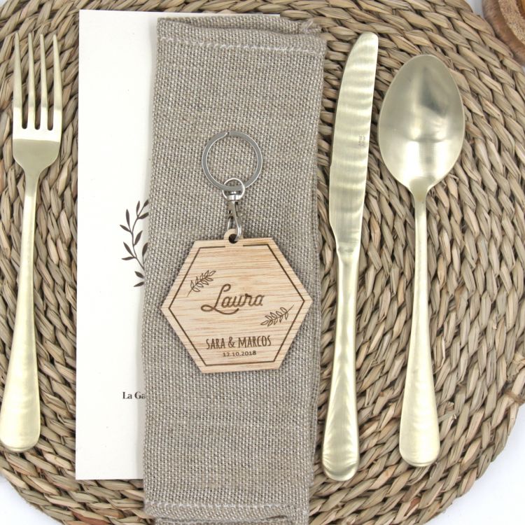 Llaveros de Madera personalizados