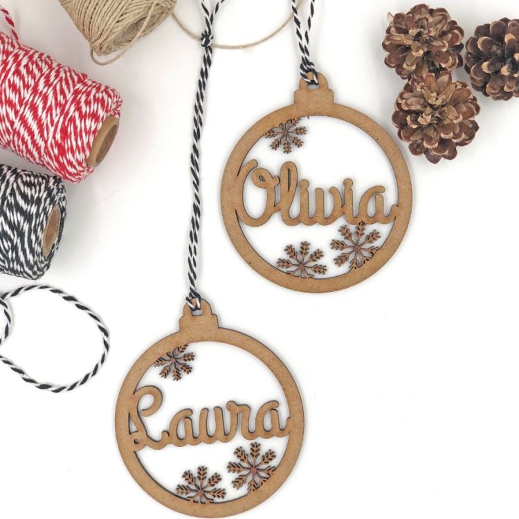 Bola de Navidad modelo Snow