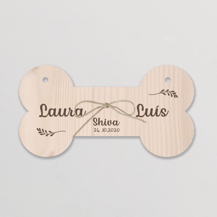 Porta-alianzas Mascota Hueso