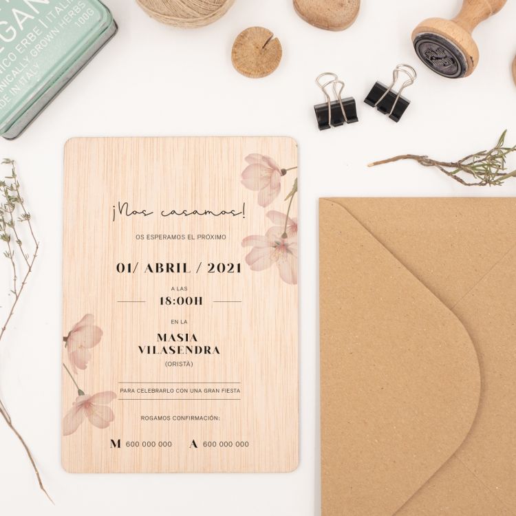 Invitación Modelo Sakura