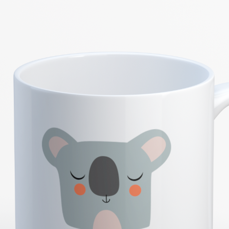 Taza modelo koala