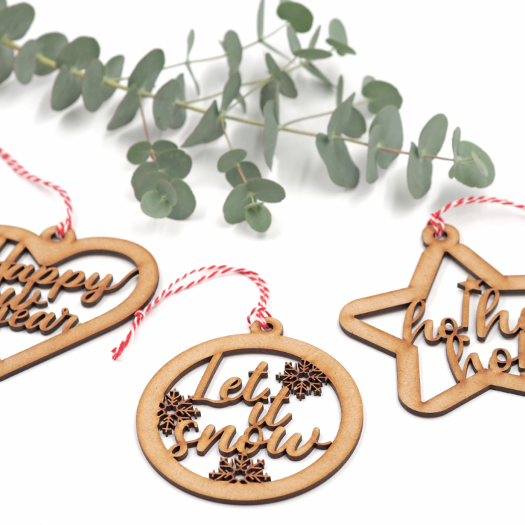 Pack de 4 detalles navideños Christmas