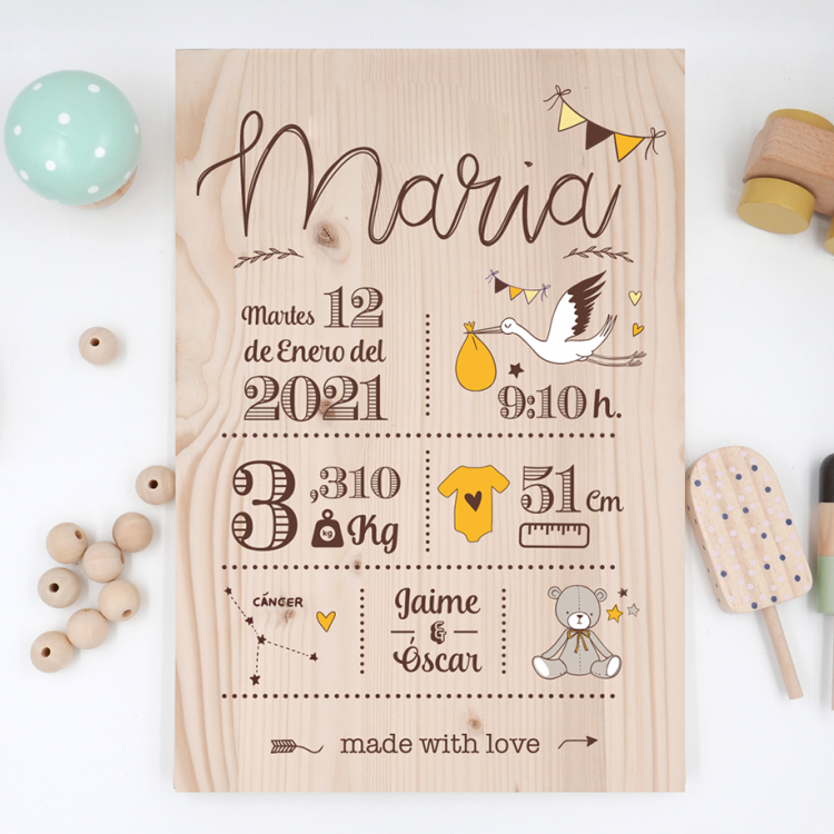 Madera de nacimiento Yellow