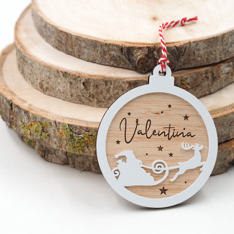 Bola de Navidad modelo Trineo