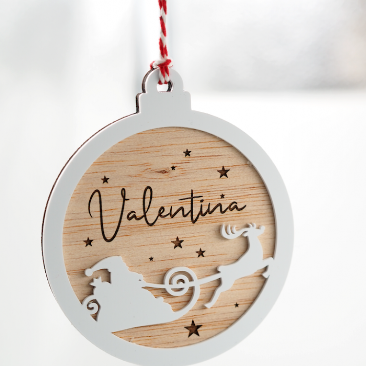 Bola de Navidad modelo Trineo