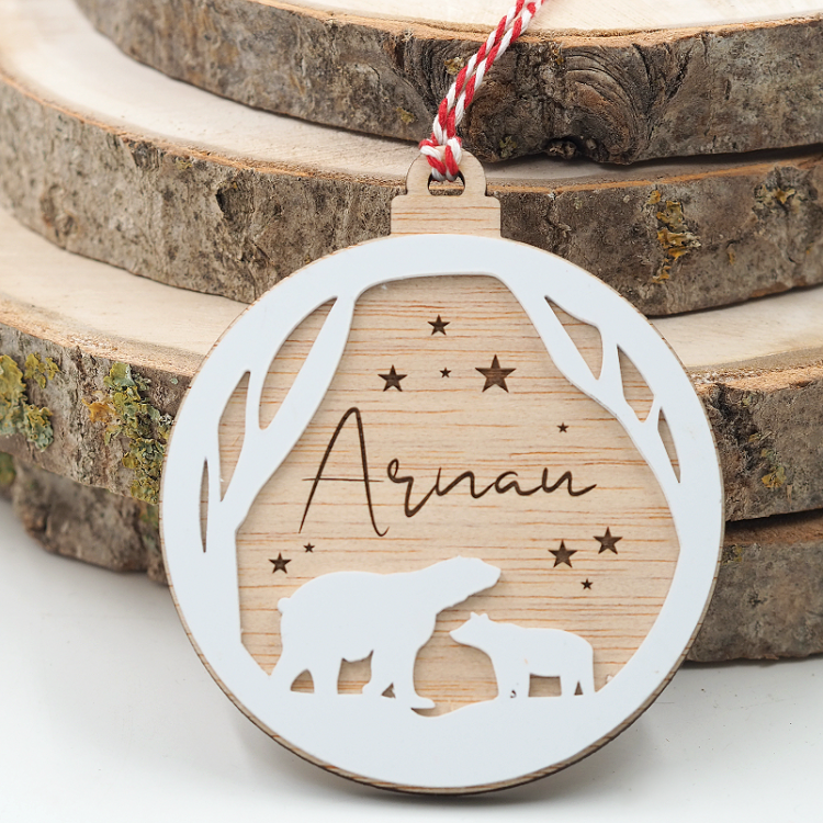 Bola de navidad modelo Osos