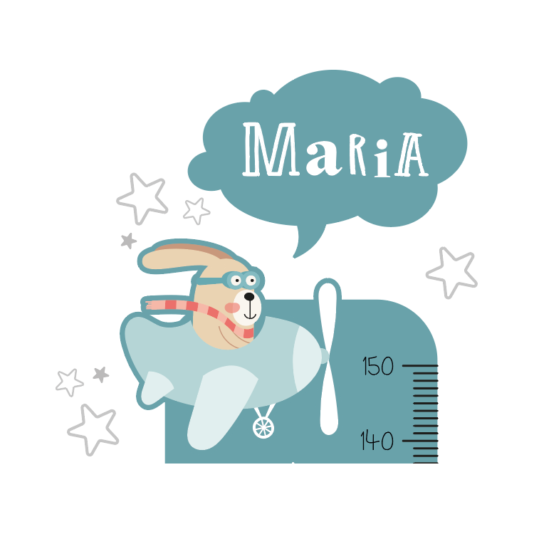 Medidor Sticker modelo Rabbit