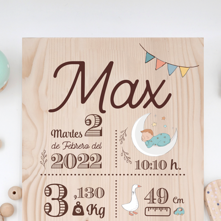 Madera de Nacimiento Moon