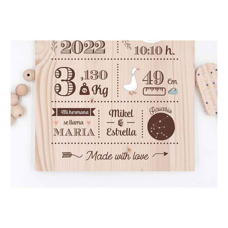 Madera de Nacimiento Moon