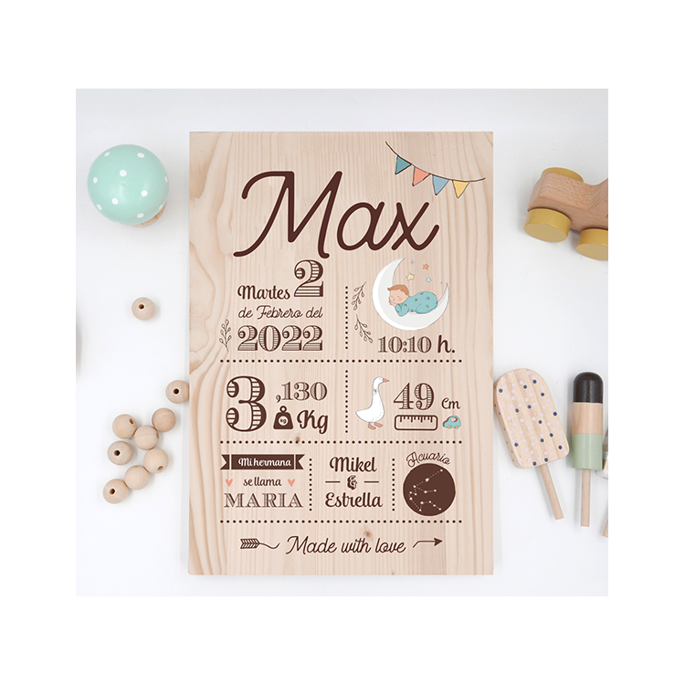 Madera de Nacimiento Moon