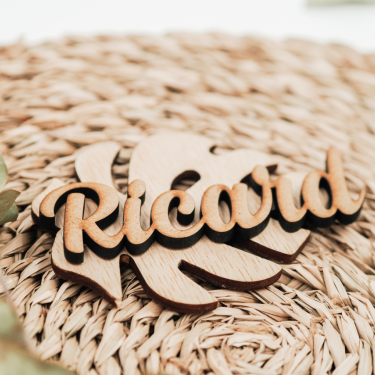 Seating Nombres de madera