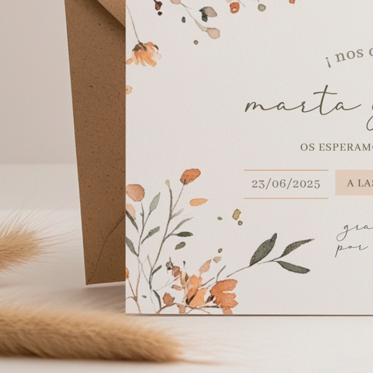 Un comienzo de cuento: Invitación a nuestra boda