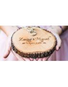 Porta-alianzas de boda personalizados